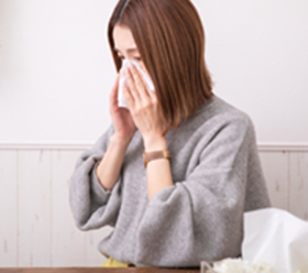 鼻水が出る